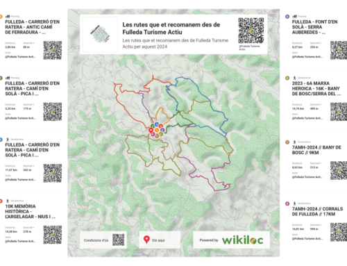 Mapas de Rutas de Fulleda 2024, un útil herramienta para descubrir el territorio