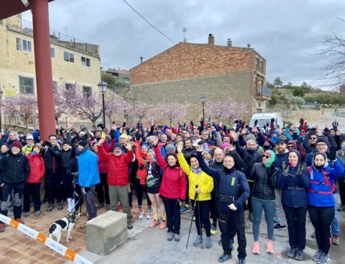 Ni el viento ni el frío pueden con los participantes de la séptima Marcha Heroica en Fulleda