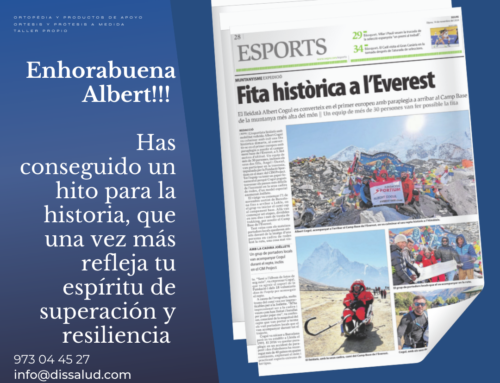 Albert Cogul, primer europeo con paraplejía en subir hasta el campamento base del Everest