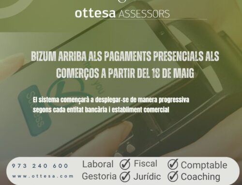 Bizum arriba als pagaments presencials als comerços a partir del 18 de maig
